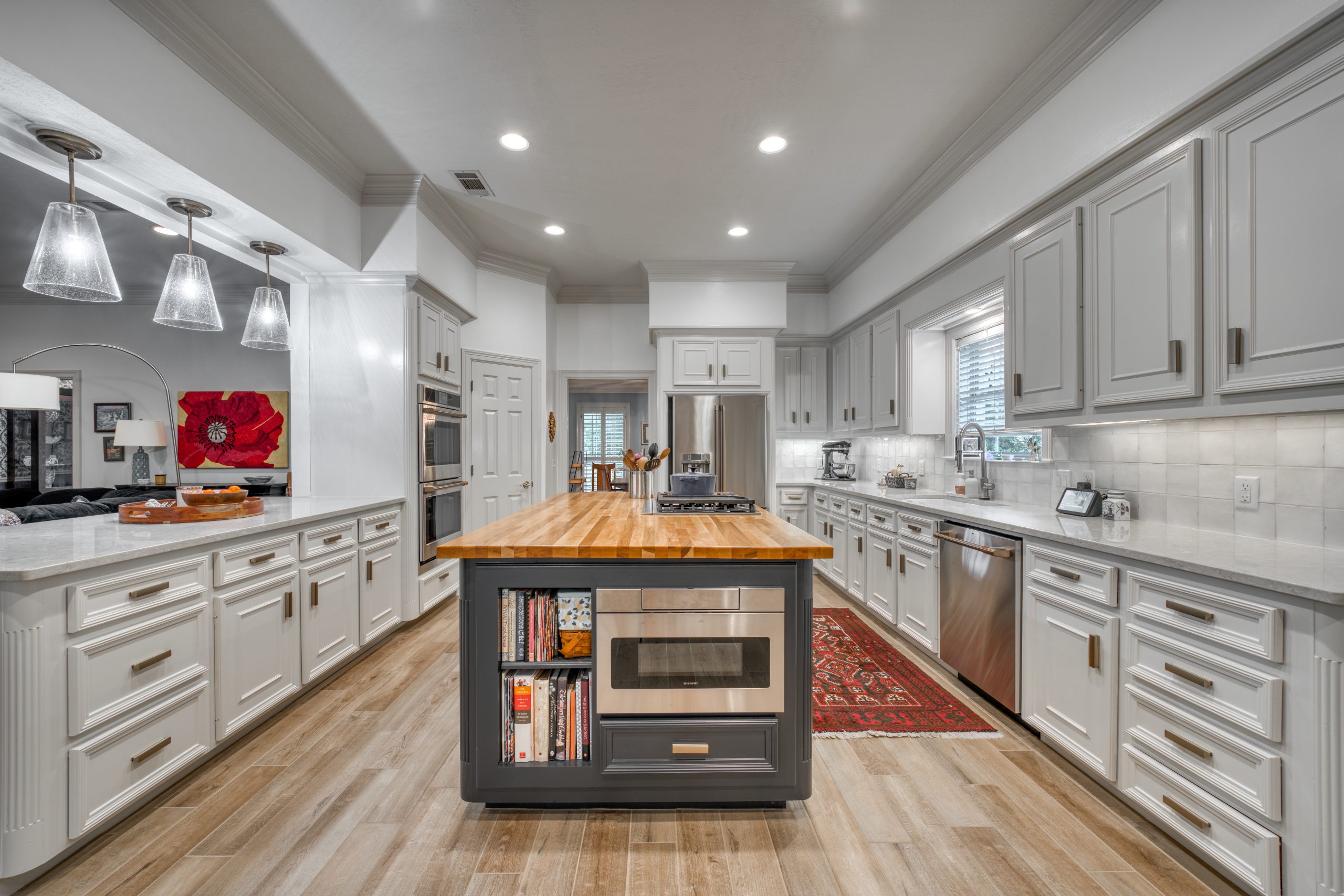 Good Company Construction in Bryan, Texas - Image of Kitchen remodel butcher block